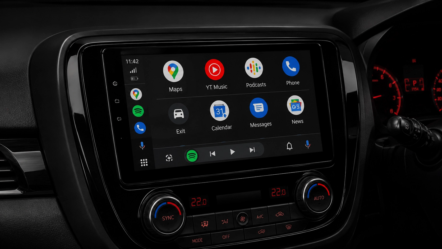 Android Auto Dashboard