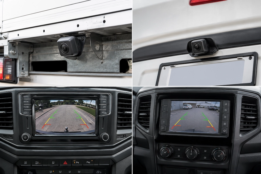 Ute Van Reverse Cameras