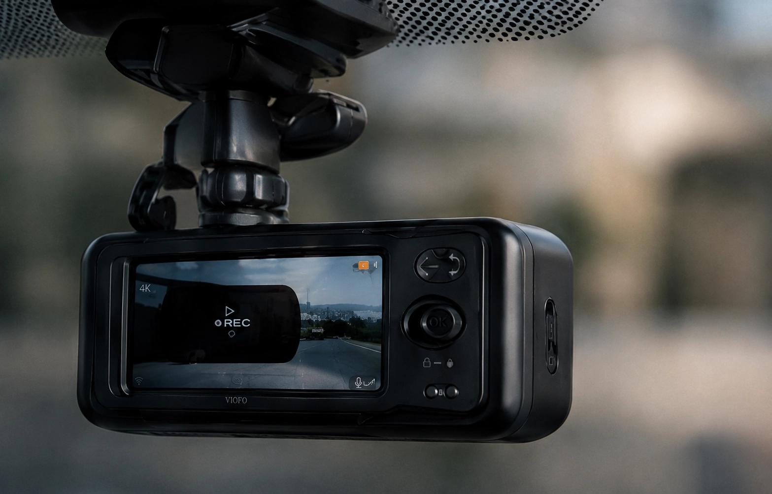 dash cam installed